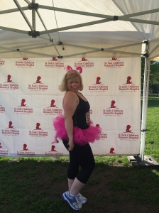 Why yes, I traipsed all over Chicago in my tutu, ears and pig tail. . . 